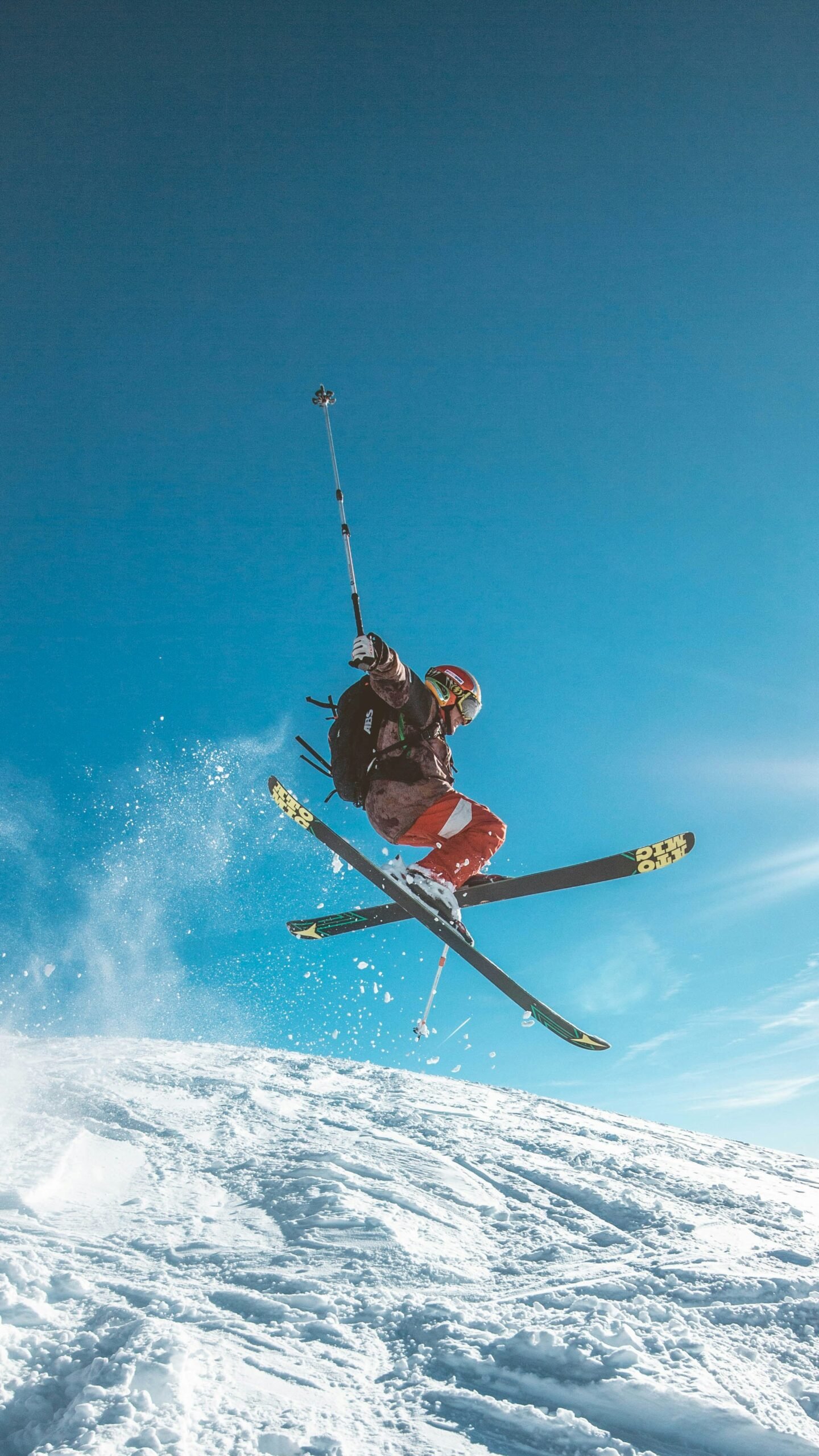 man skiing on land